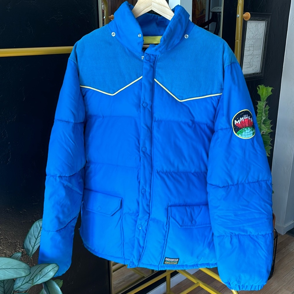 Blue Mishka Puffer Jacket (226)